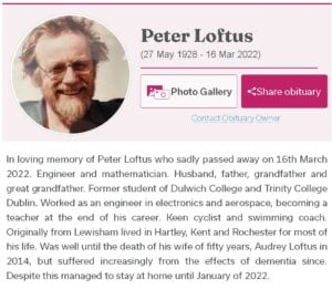 obit Peter Loftus